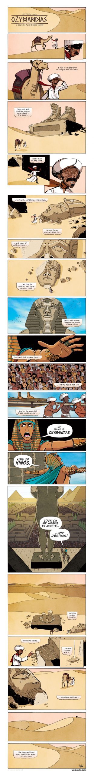 Ozymandias in the form of a graphic novel